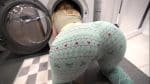 Jenny Lux doggystyle creampie – Big booty stepsister stuck in the washing machine